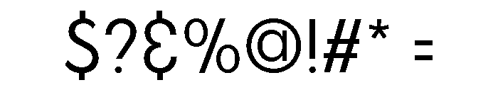 Gilmour Light Font OTHER CHARS