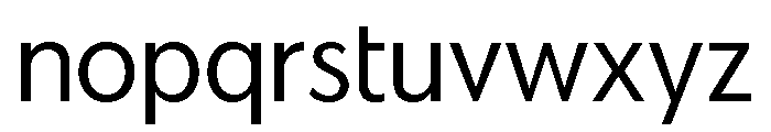 Gilmour Light Font LOWERCASE
