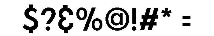 Gilmour Medium Font OTHER CHARS