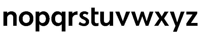 Gilmour Medium Font LOWERCASE