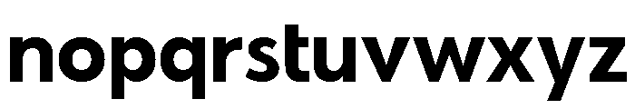 Gilmour Semi Bold Font LOWERCASE