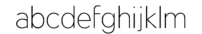 Gilmour Thin FONT