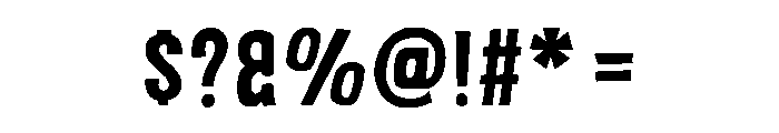 GilostaSurfing-Sans Font OTHER CHARS