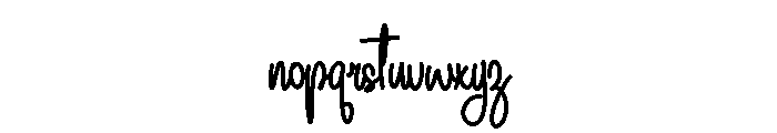 Gilostan Font LOWERCASE