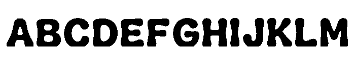 Gilty Regular Font UPPERCASE
