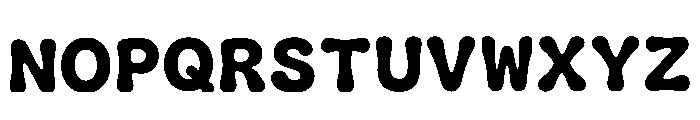 Gilty Regular Font LOWERCASE