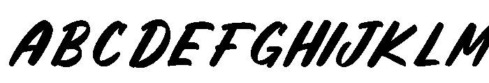 Gimbacne Punch Regular Font UPPERCASE