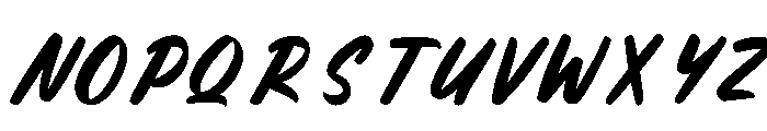 Gimbacne Punch Regular Font UPPERCASE