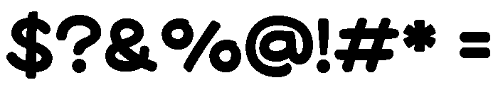 Gimbo Regular Font OTHER CHARS