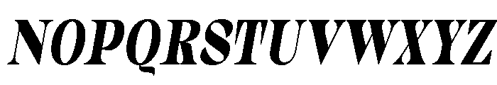 Gimela Condensed Slant Font UPPERCASE
