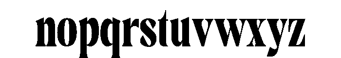 Gimela Condensed Font LOWERCASE