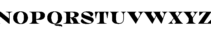 Gimela Expanded Font UPPERCASE