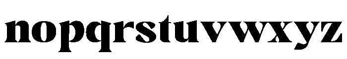 Gimela Expanded Font LOWERCASE