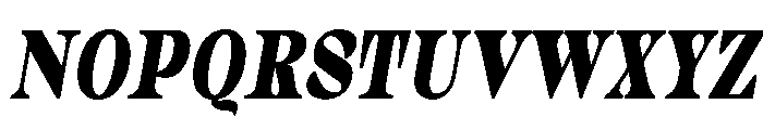 Gimela Grade Condensed Slant Font UPPERCASE