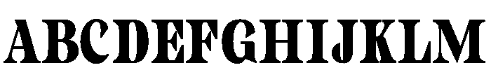 Gimela Grade Condensed Font UPPERCASE