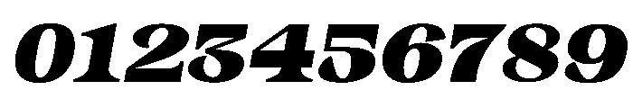 Gimela Grade Expanded Slant Font OTHER CHARS
