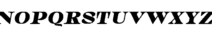 Gimela Grade Expanded Slant Font UPPERCASE