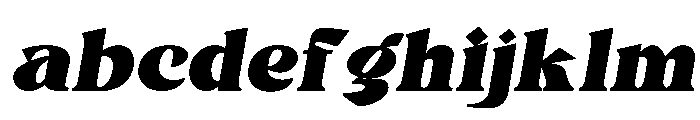 Gimela Grade Expanded Slant FONT