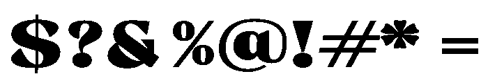 Gimela Grade Expanded Font OTHER CHARS
