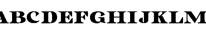 Gimela Grade Expanded Font UPPERCASE
