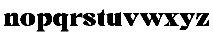 Gimela Grade Expanded Font LOWERCASE