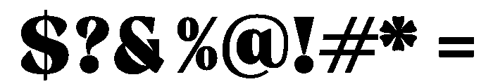Gimela Grade Regular Font OTHER CHARS