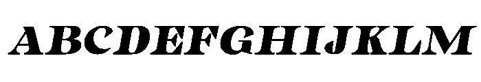 Gimela Grade SemExp Slant Font UPPERCASE