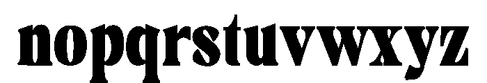 Gimela Grade Semi Condensed Font LOWERCASE