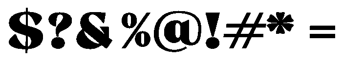 Gimela Grade Semi Expanded Font OTHER CHARS