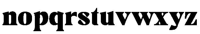 Gimela Grade Semi Expanded Font LOWERCASE
