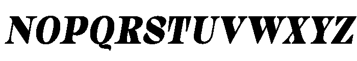 Gimela Grade SemiCond Slant Font UPPERCASE