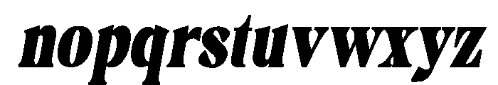 Gimela Grade SemiCond Slant Font LOWERCASE