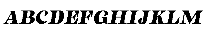Gimela Grade Slant Font UPPERCASE