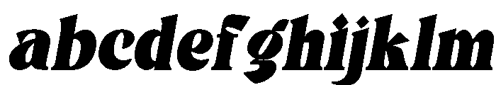 Gimela Grade Slant FONT