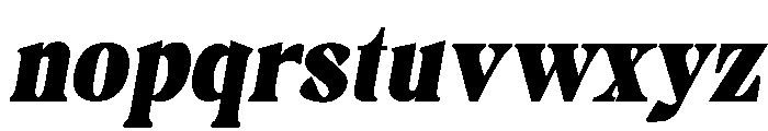 Gimela Grade Slant Font LOWERCASE
