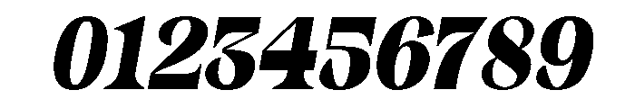Gimela Semi Condensed Slant Font OTHER CHARS