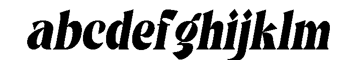 Gimela Semi Condensed Slant FONT