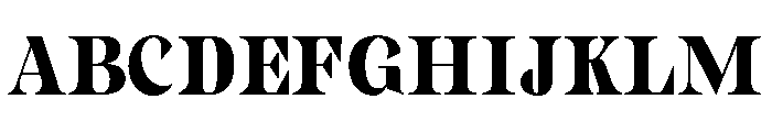 Gimela Semi Condensed Font UPPERCASE