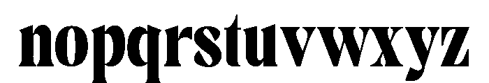 Gimela Semi Condensed Font LOWERCASE