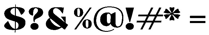 Gimela Semi Expanded Font OTHER CHARS