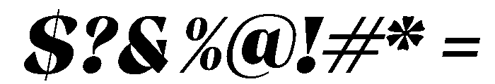 Gimela Slant Font OTHER CHARS