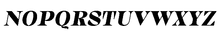 Gimela Slant Font UPPERCASE