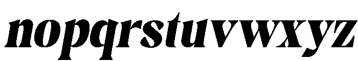 Gimela Slant Font LOWERCASE