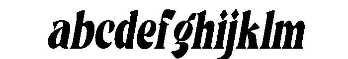 Gimela Soft Condensed Slant FONT