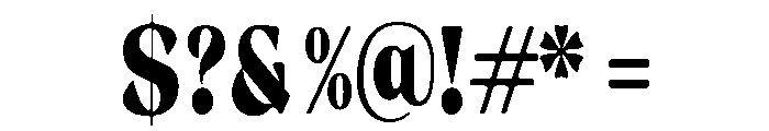 Gimela Soft Condensed Font OTHER CHARS