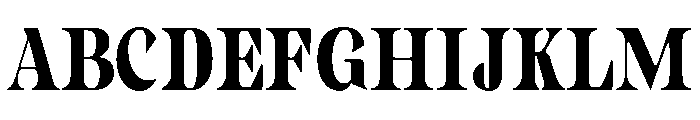 Gimela Soft Condensed Font UPPERCASE