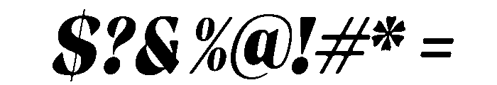 Gimela Soft SemiCond Slant Font OTHER CHARS