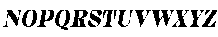 Gimela Soft SemiCond Slant Font UPPERCASE