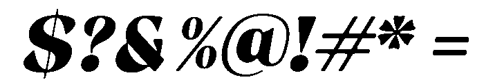 Gimela Soft Slant Font OTHER CHARS