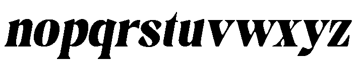 Gimela Soft Slant Font LOWERCASE